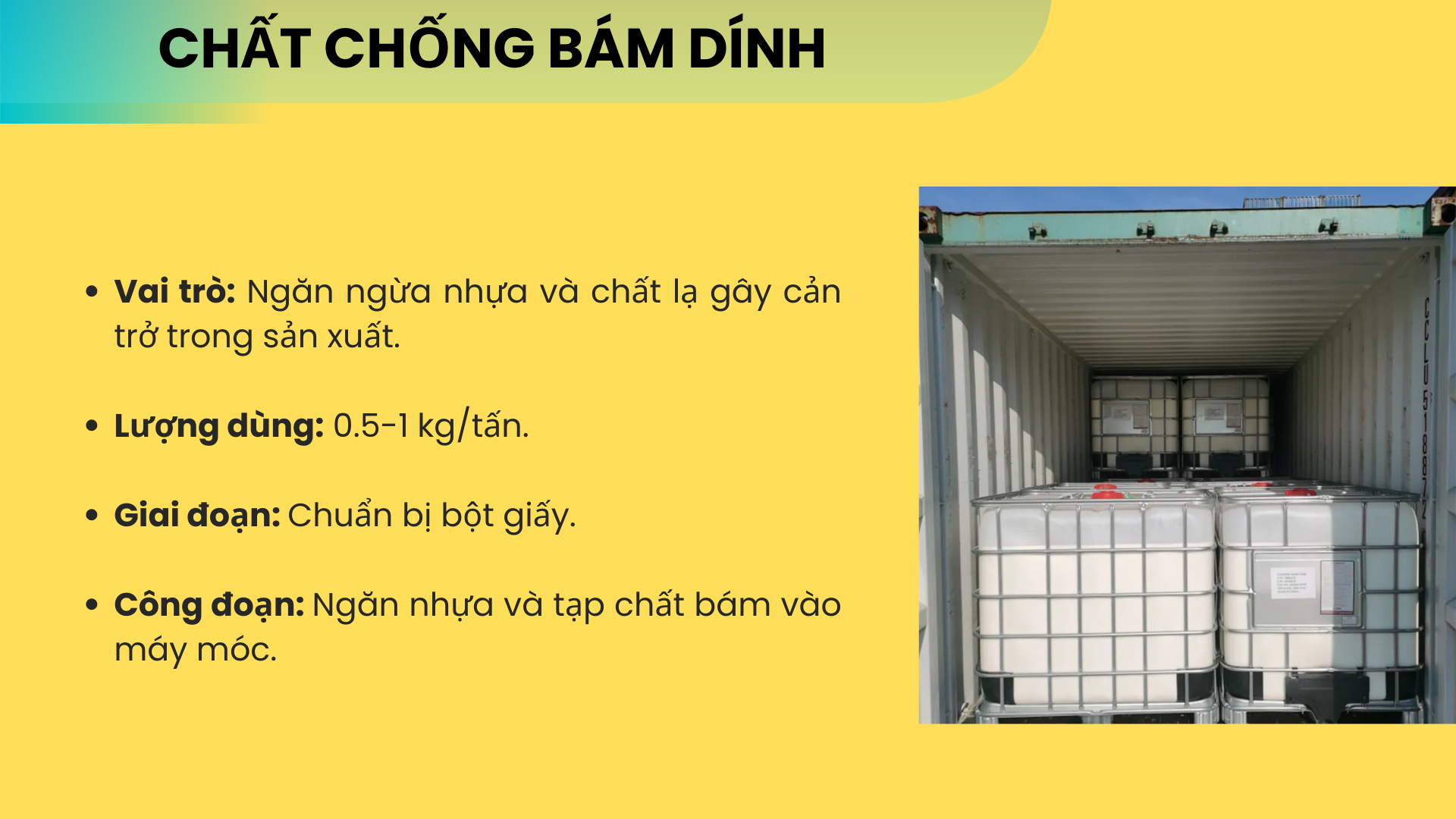 Chất Chống Bám Dính Trong Sản Xuất Khăn Giấy