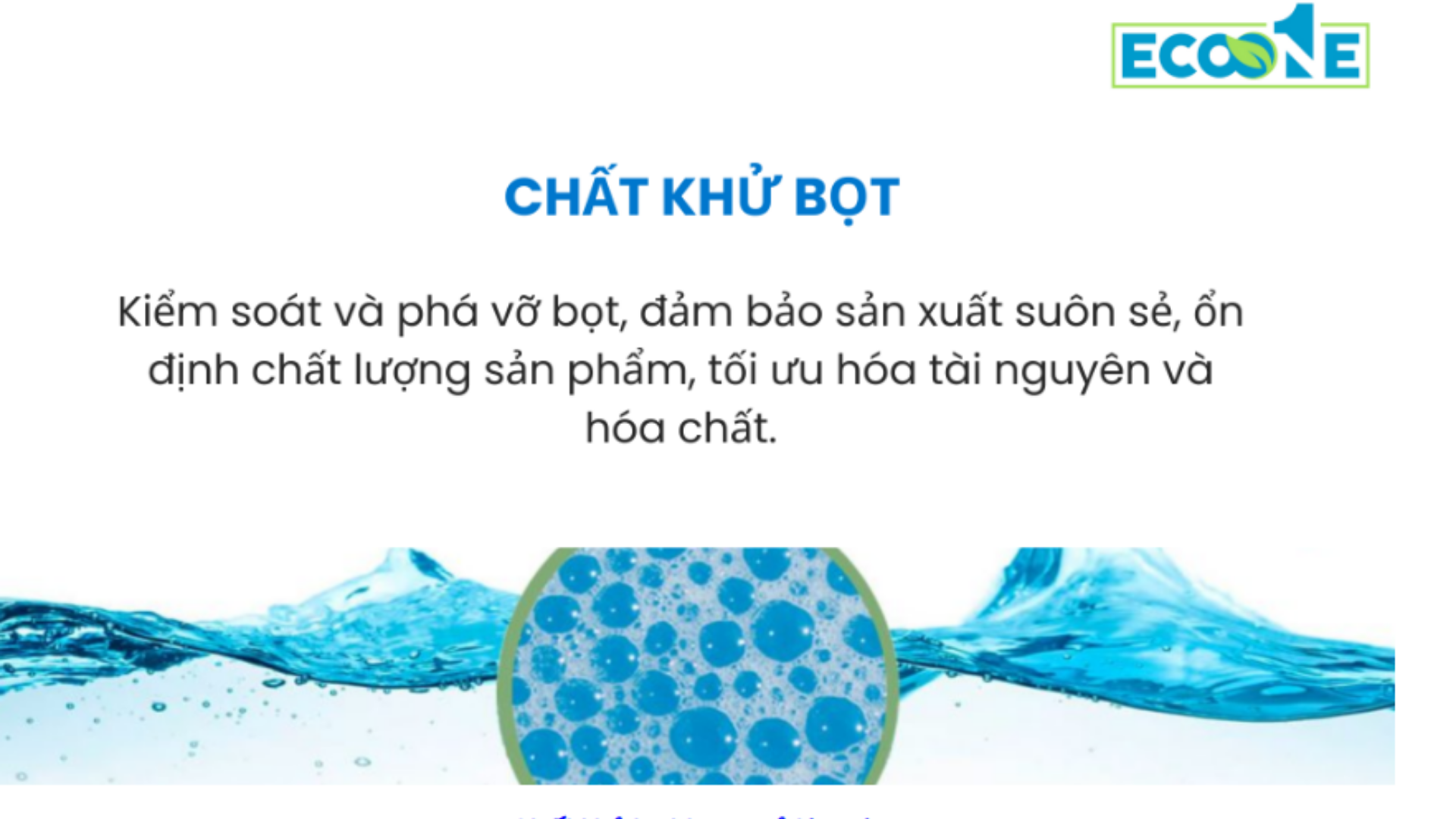 Chất Khử Bọt