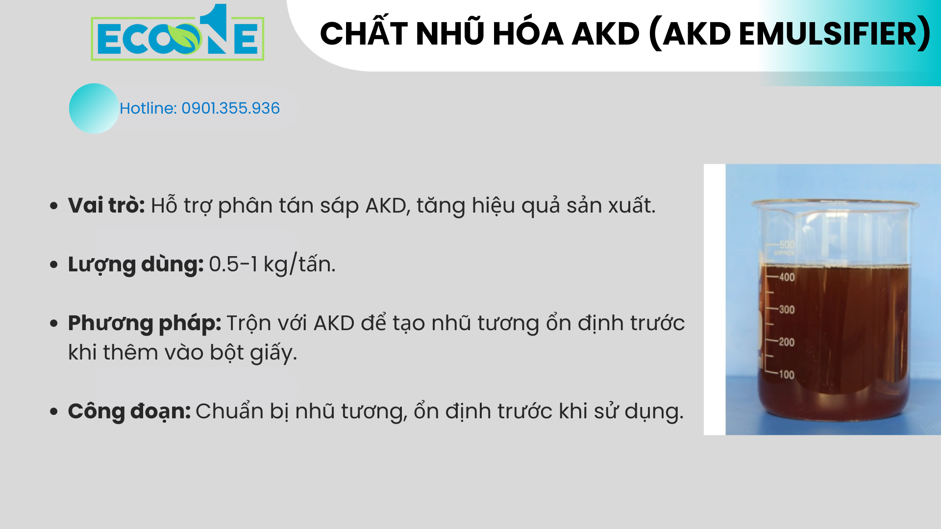 Chất Nhũ Hóa Akd (akd Emulsifier) Trong Sản Xuất Giấy Viết