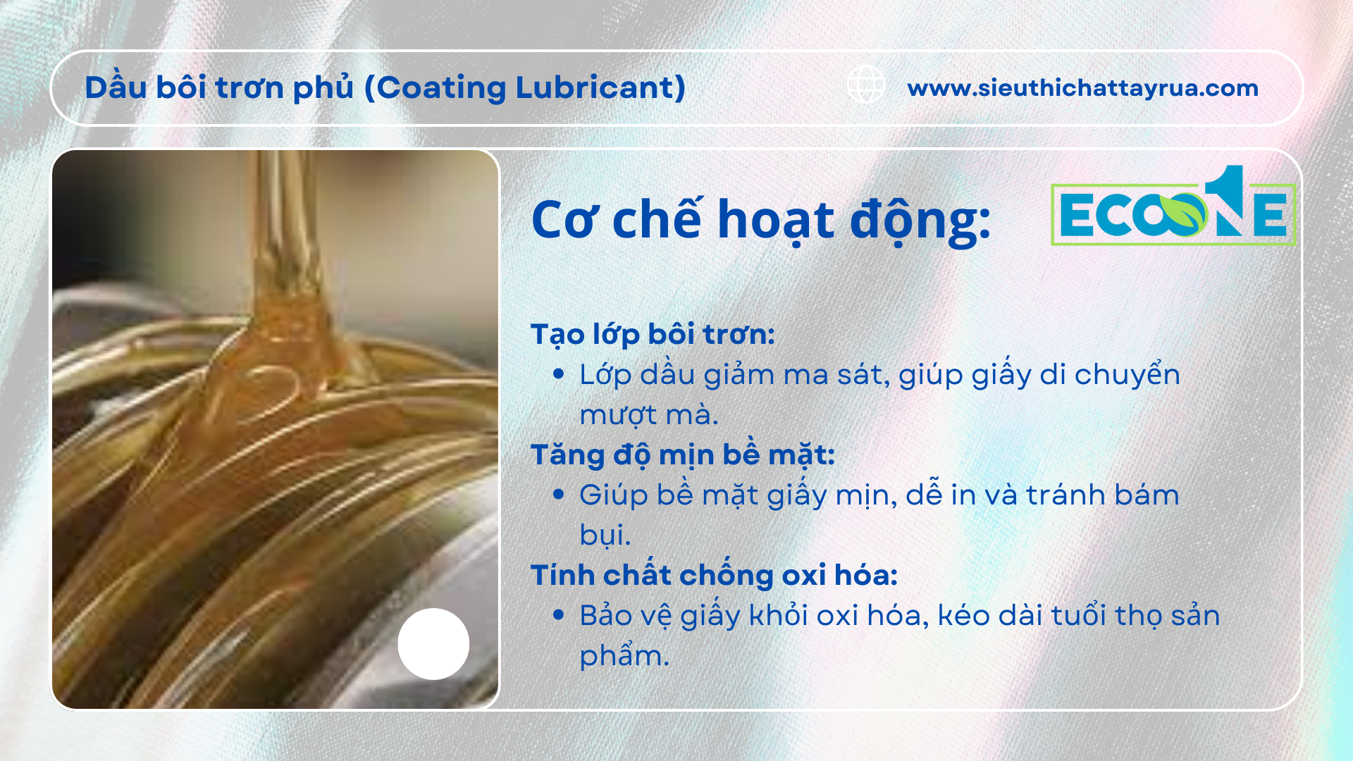 Cơ Chế Hoạt động Của Dầu Bôi Trơn Phủ (coating Lubricant)