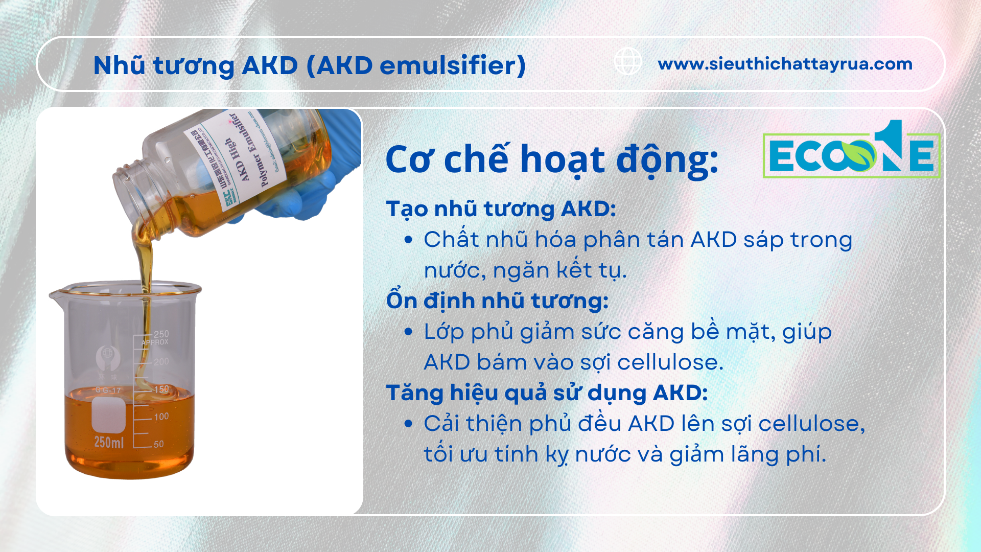 Cơ Chế Hoạt động Của Nhũ Tương Akd (akd Emulsifier)