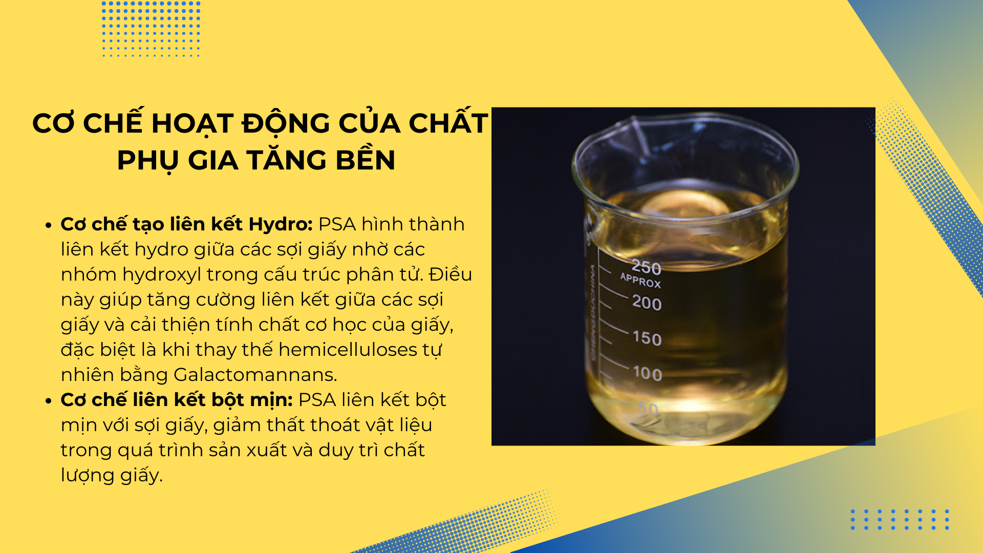 Cơ Chế Hoạt động Của Chất Phụ Gia Tăng Bền Trong Sản Xuất Giấy