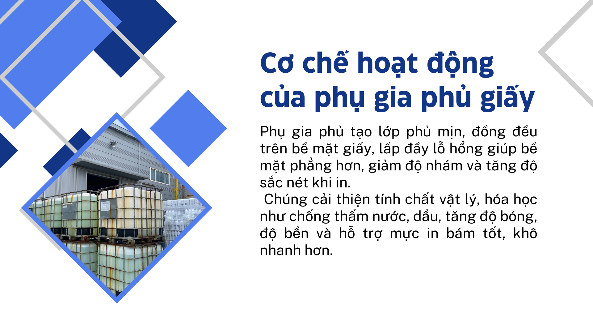 Cơ Chế Hoạt động Của Phụ Gia Phủ Giấy