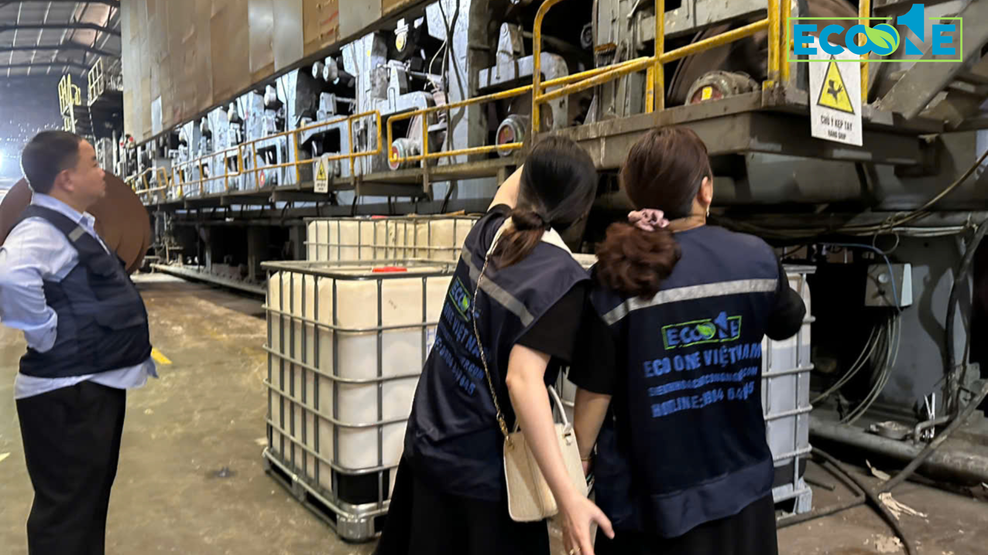 Đội Ngũ Chuyên Gia Về Ngành Giấy Của Eco One Việt Nam Hỗ Trợ Khách Hàng Nhà Máy Giấy