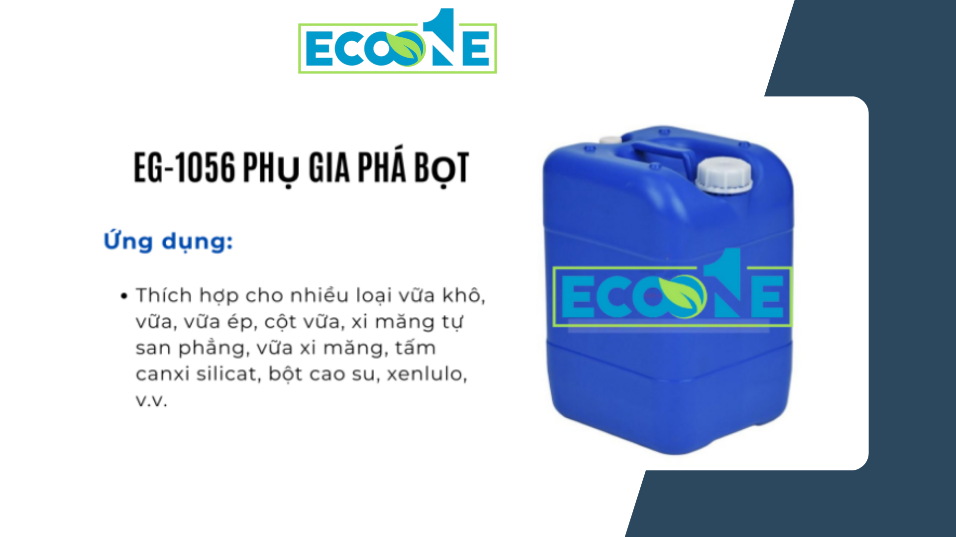 Eg 1056 Phụ Gia Phá Bọt Trong Ngành Công Nghiệp Xi Măng