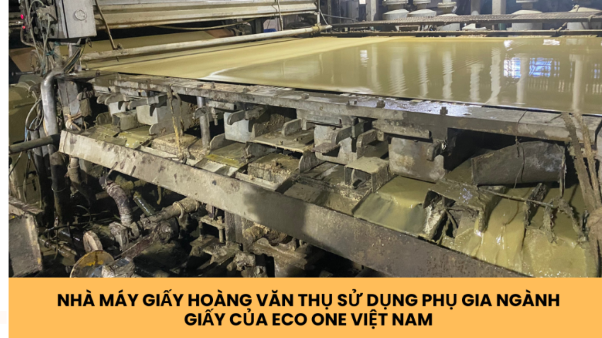 Nhà Máy Giấy Hoàng Văn Thụ Sử Dụng Phụ Gia Ngành Giấy Của Eco One Việt Nam