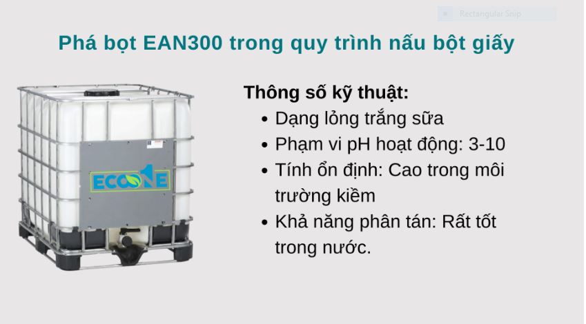 PHÁ BỌT EAN 300