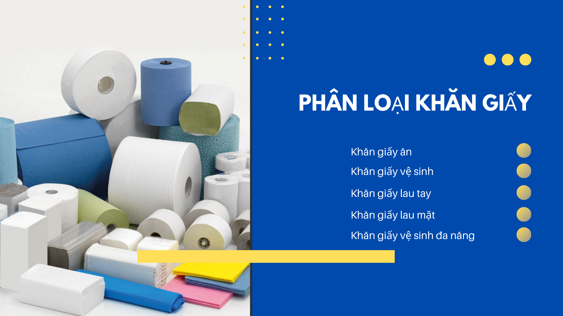 Phân Loại Giấy ăn