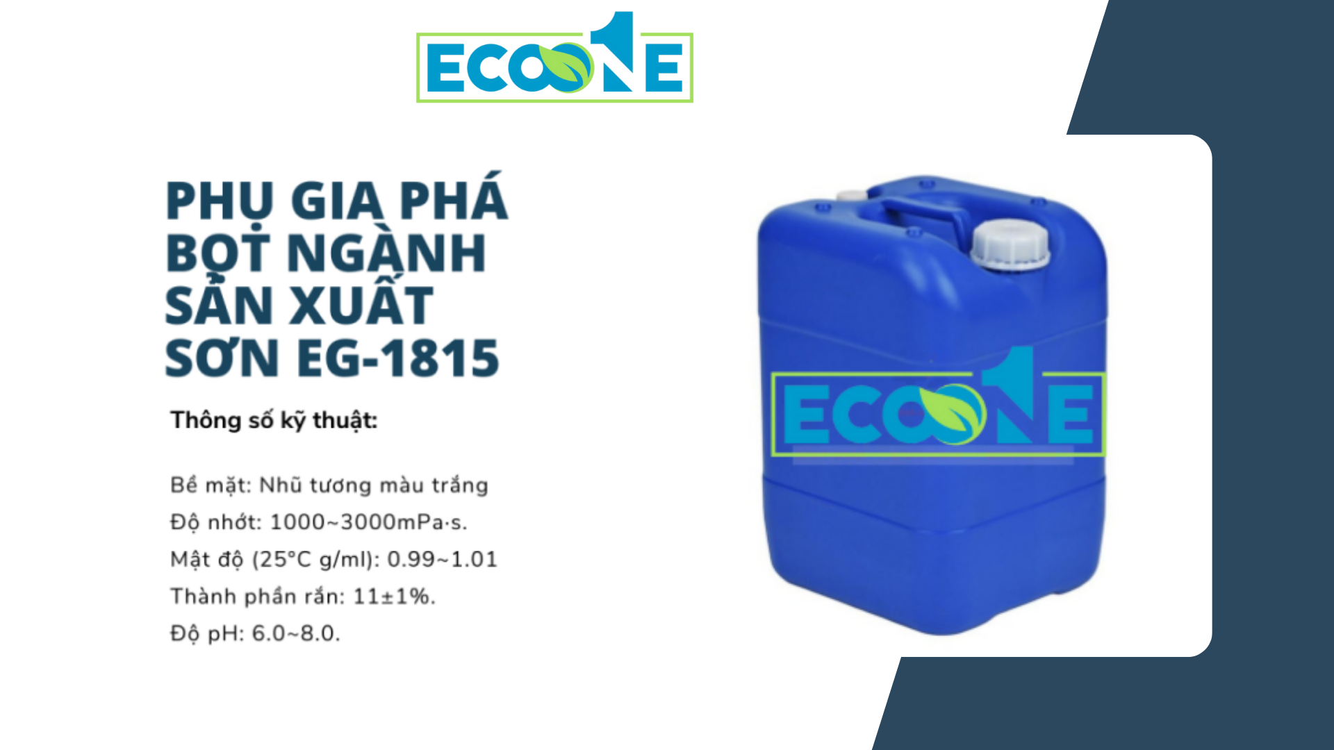 Phụ Gia Phá Bọt Ngành Sản Xuất Sơn eg 1815