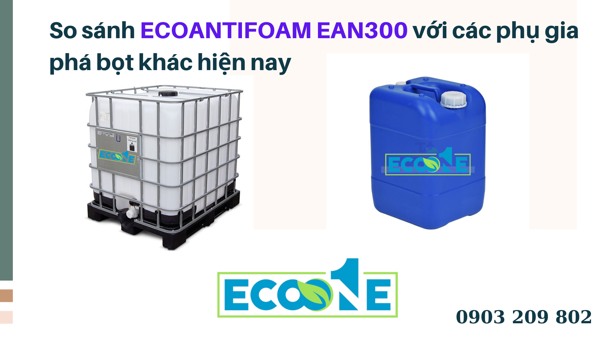So Sánh Ecoantifoam Ean300 Với Các Phụ Gia Phá Bọt Khác Hiện Nay