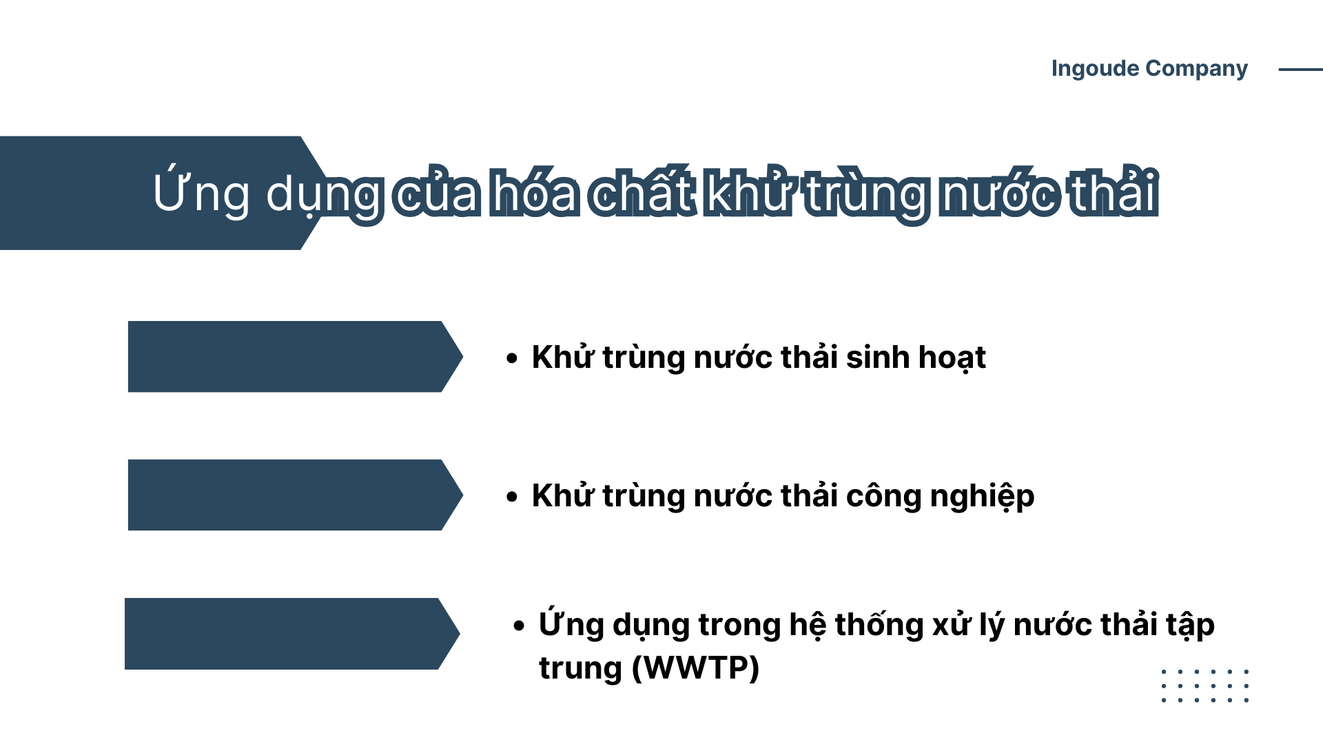 Ứng Dụng Của Hóa Chất Khử Trùng Nước Thải