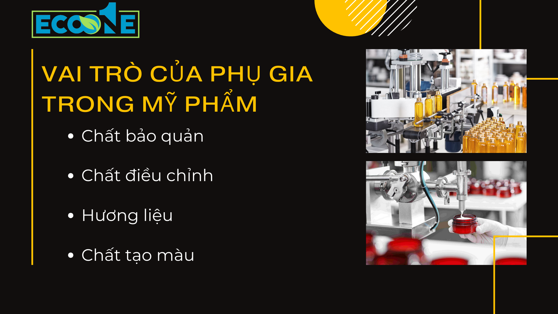 Vai Trò Của Phụ Gia Trong Mỹ Phẩm