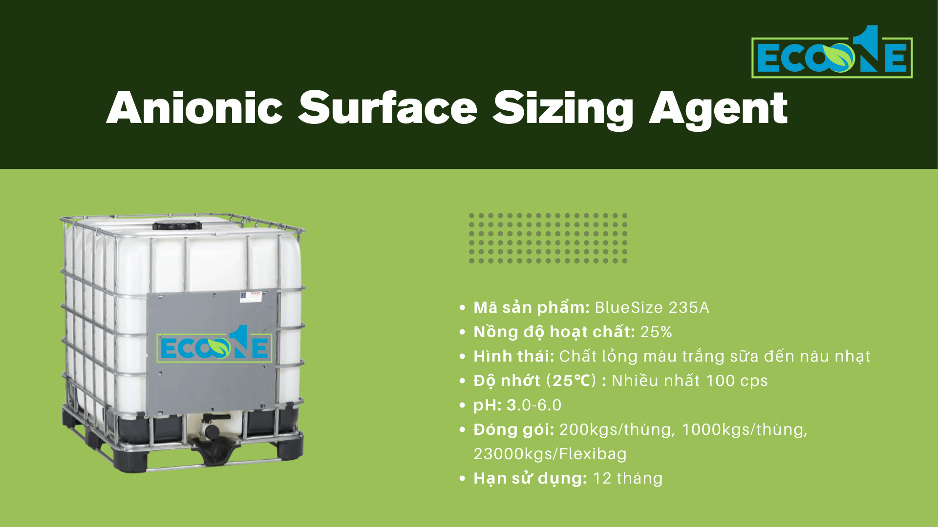 Anionic Surface Sizing Agent Phụ Gia Trong Sản Xuất Giấy
