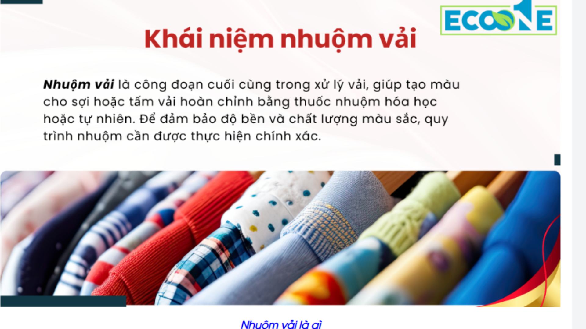 Nhuộm vải dệt là gì