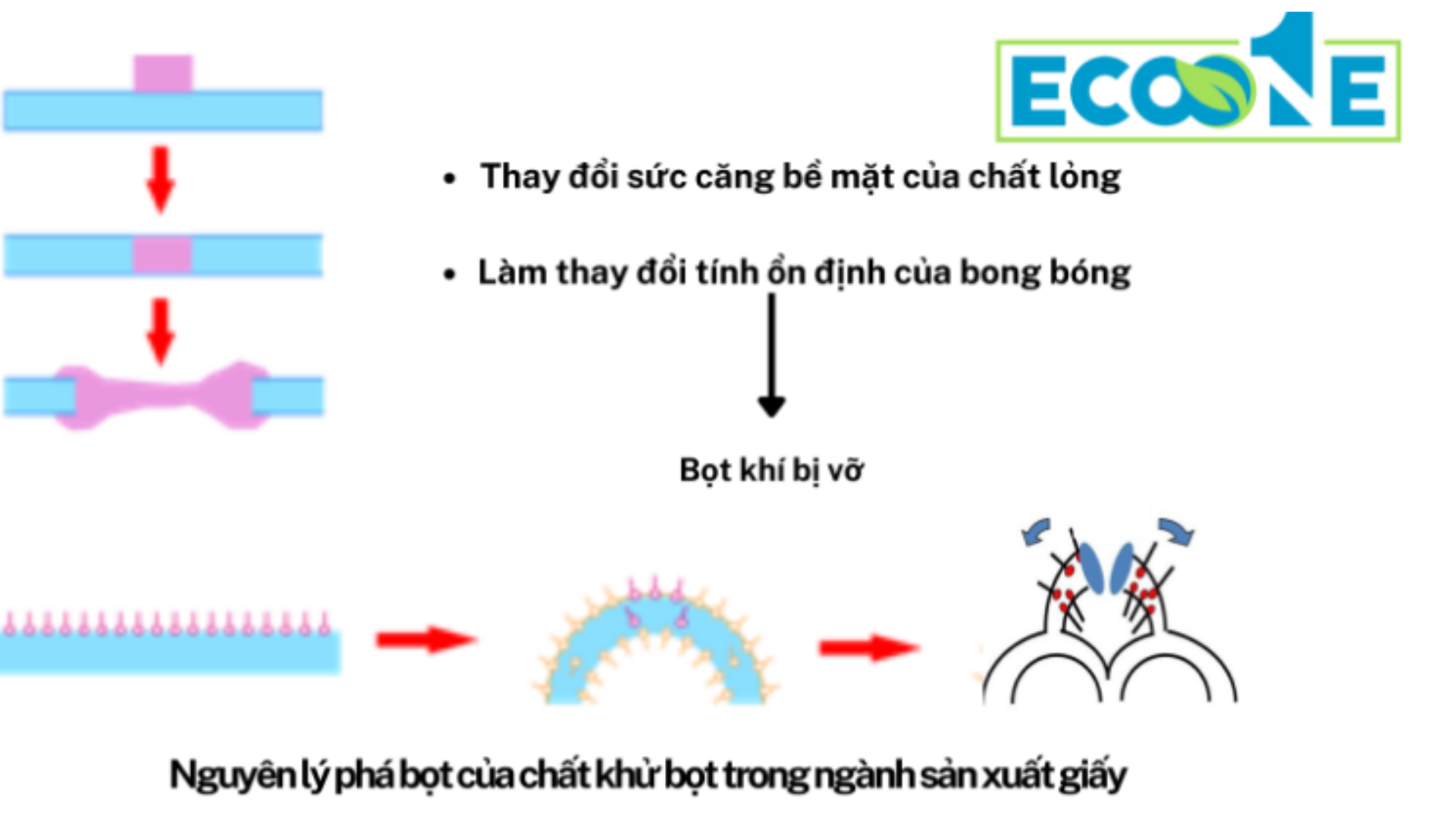 Nguyên Lý Phá Bọt Của Chất Khử Bọt Trong Ngành Sản Xuất Giấy