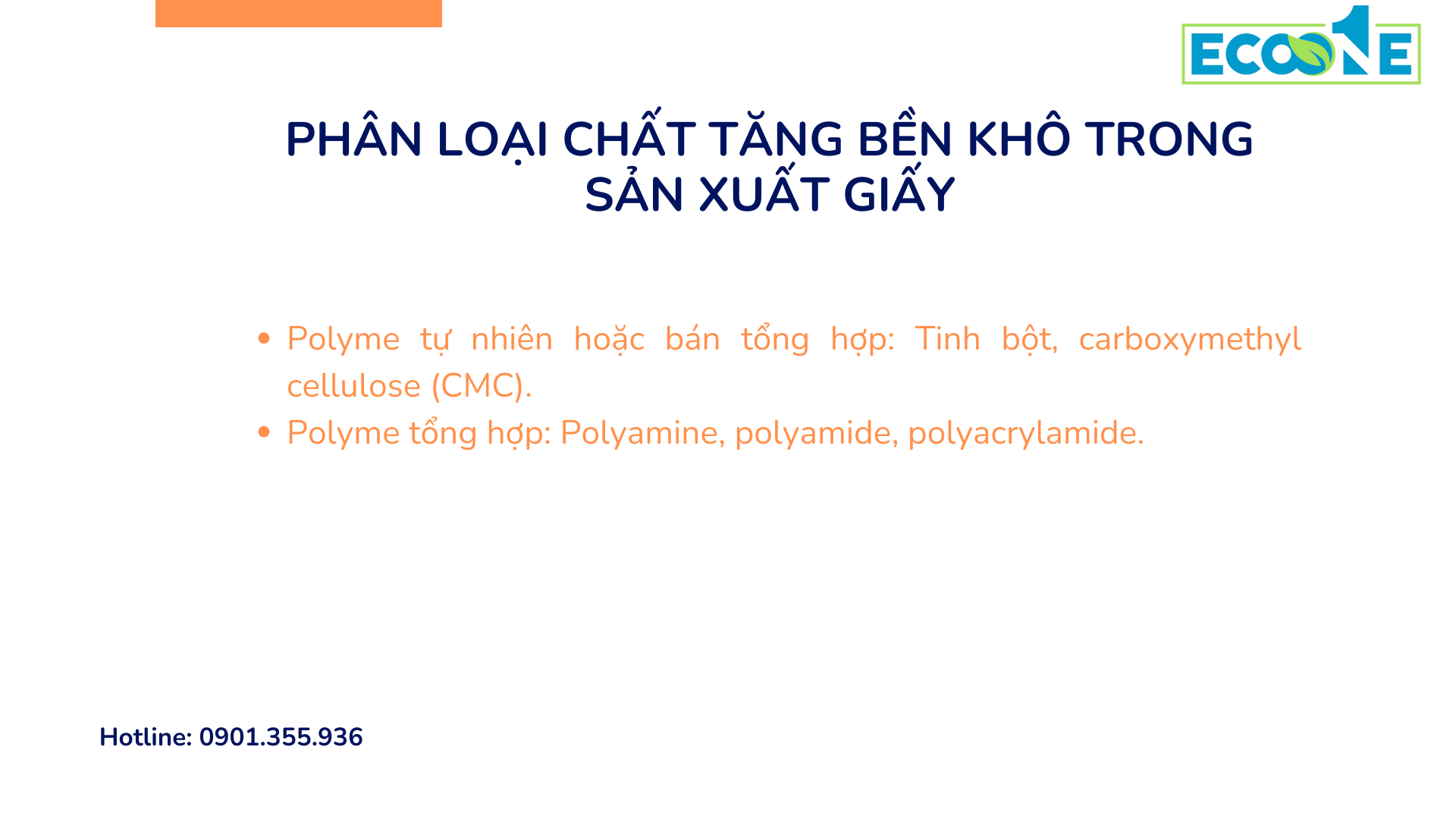 Phân Loại Chất Tăng Bền Khô Trong Sản Xuất Giấy