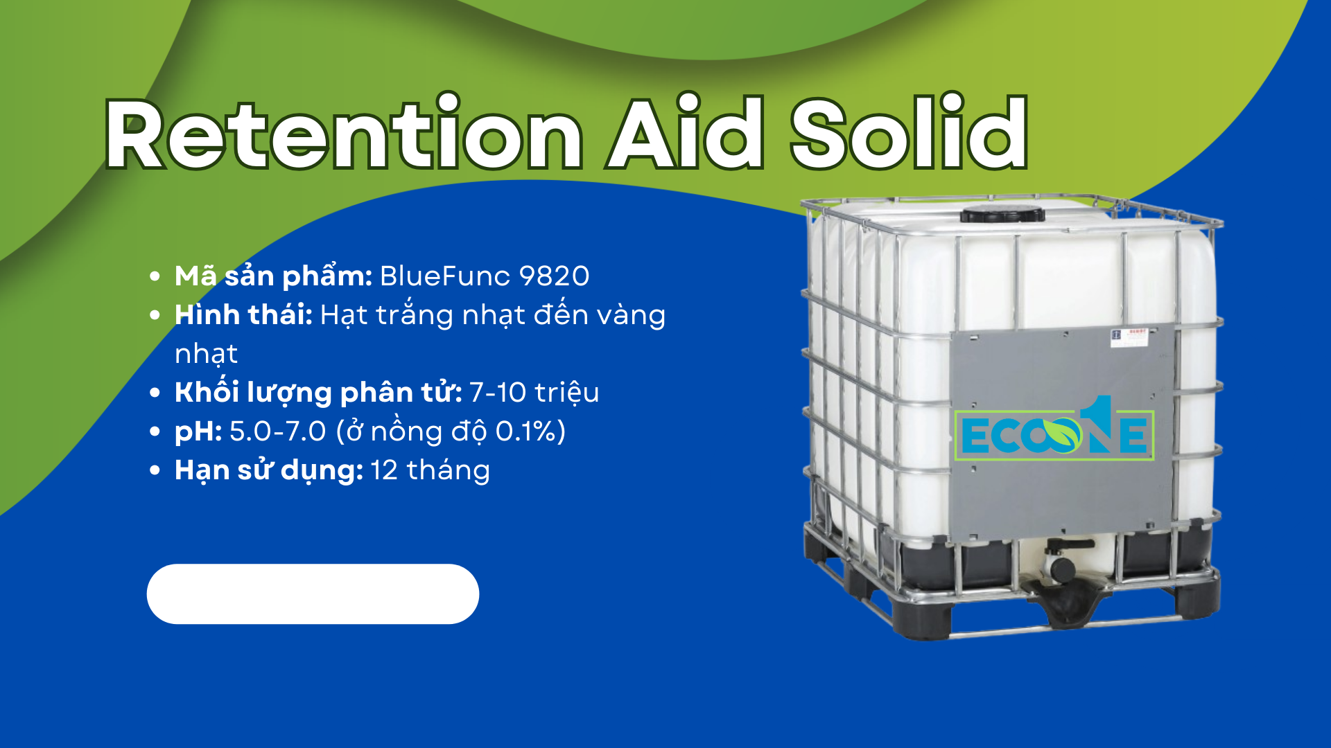 Retention Aid Solid (phụ Gia Hỗ Trợ Lưu Trữ Dạng Bột) Phụ Gia Trong Sản Xuất Giấy