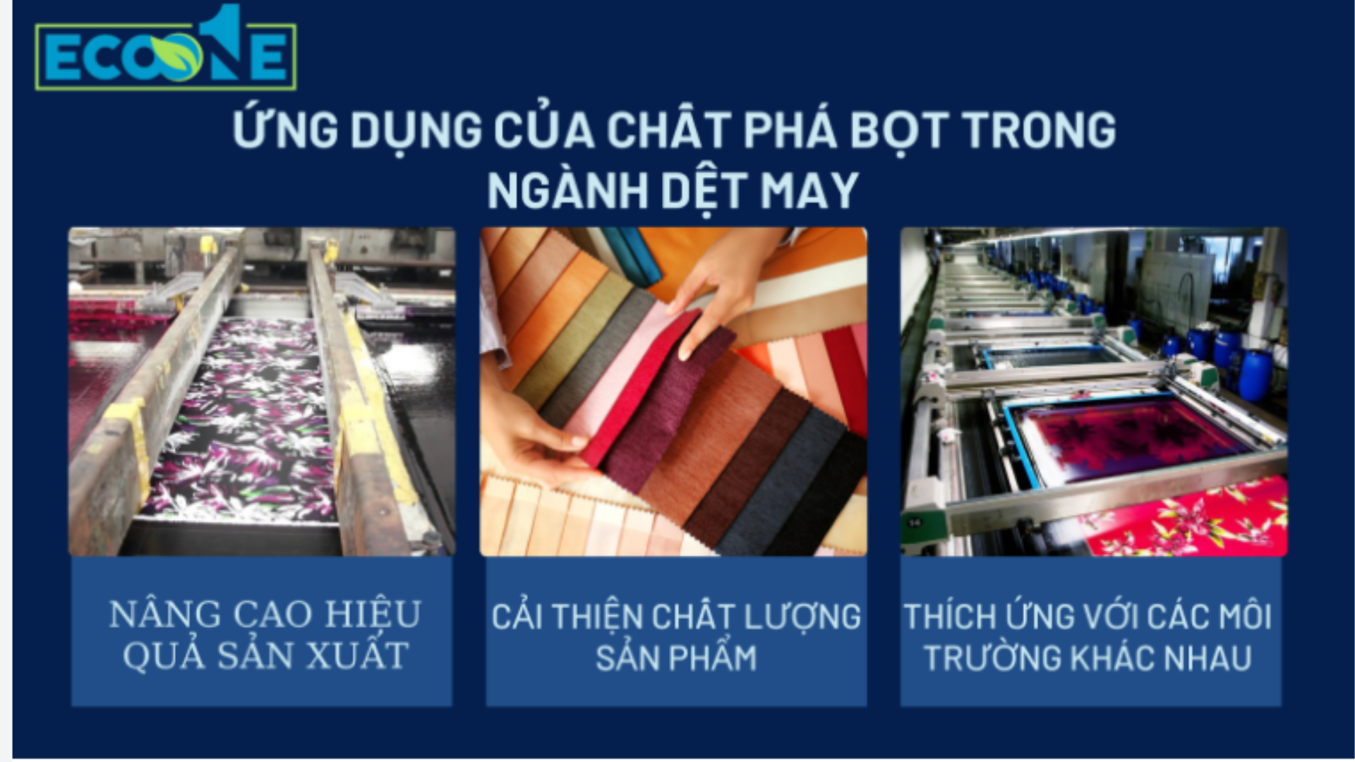 Ứng Dụng Của Chất Pha Bọt Trong Ngành Dệt May