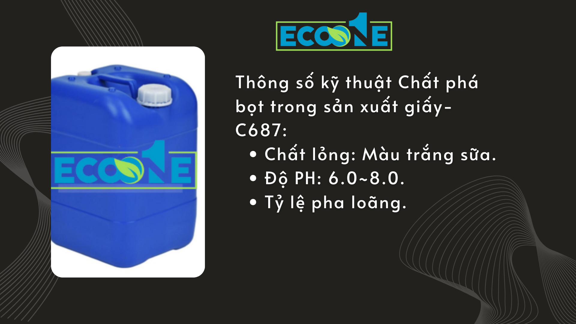 Hất Phá Bọt Trong Sản Xuất Giấy C687