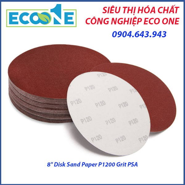 8 Disk Sand Paper P1200 Grit Psa dùng trong phòng thí nghiệm cho công đoạn mài, đánh bóng bề mặt vật liệu, phù hợp nghiên cứu vật liệu và kiểm định chất lượng, có giá từ 415,000 đến 685,000 / hộp 100 tờ