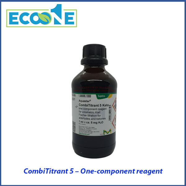 Combititrant 5 – One Component Reagent thuốc thử một thành phần cho chuẩn độ thể tích Karl Fischer, xác định chính xác hàm lượng nước giá từ 9 đến 9,999,999 / lít