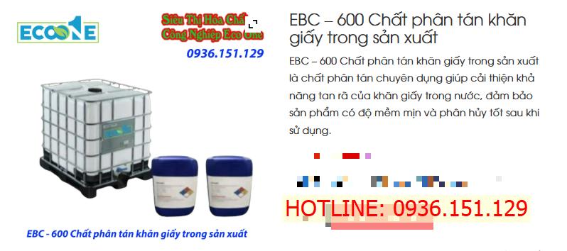 Ebc – 600 Chất Phân Tán Khăn Giấy Trong Sản Xuất