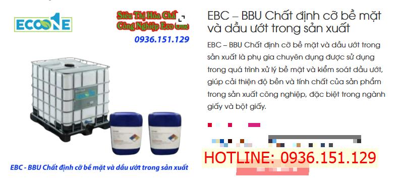 Ebc – Bbu Chất định Cỡ Bề Mặt Và Dầu ướt Trong Sản Xuất