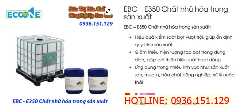 EBC – E350 Chất Nhũ Hóa Trong Sản Xuất