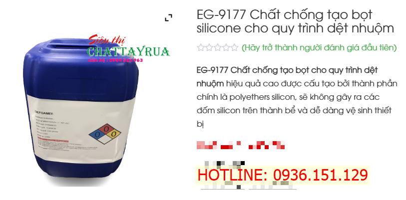 EG 9177 Chất Chống Tạo Bọt Silicone Cho Quy Trình Dệt Nhuộm