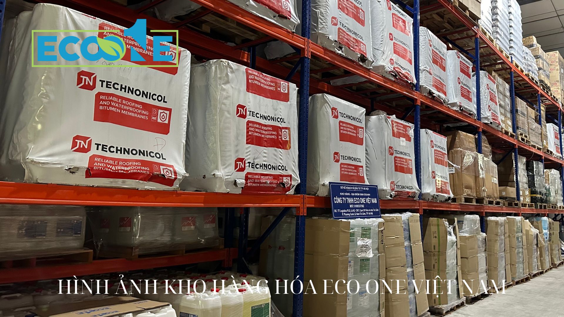 Hình ảnh kho hàng hóa ECO ONE Việt Nam