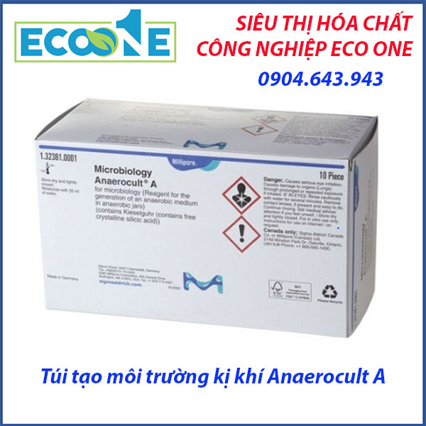 Túi Tạo Môi Trường Kị Khí Anaerocult A chuyên dùng tạo môi trường yếm khí cho nuôi cấy vi sinh vật trong phòng thí nghiệm, phù hợp các trung tâm nghiên cứu, viện sinh học, phòng kiểm nghiệm có giá từ 9 đến 9,999,999 / hộp 10 cái