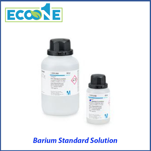 Barium Standard Solution dùng hiệu chuẩn thiết bị ICP, AAS, phân tích Ba trong môi trường và thực phẩm. Sản phẩm được nhập khẩu và phân phối bởi ECO ONE Việt Nam