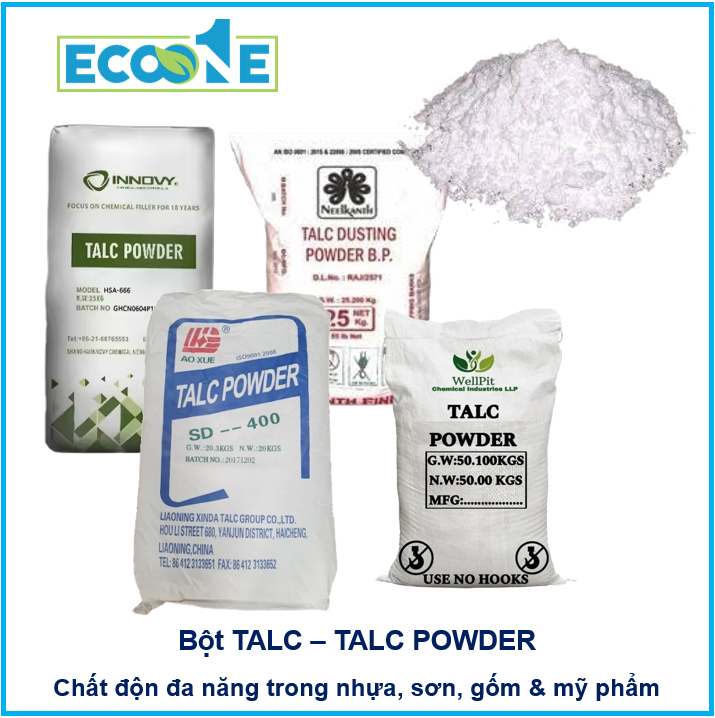 Bột Talc Chất độn đa Năng Trong Nhựa, Sơn, Gốm & Mỹ Phẩm