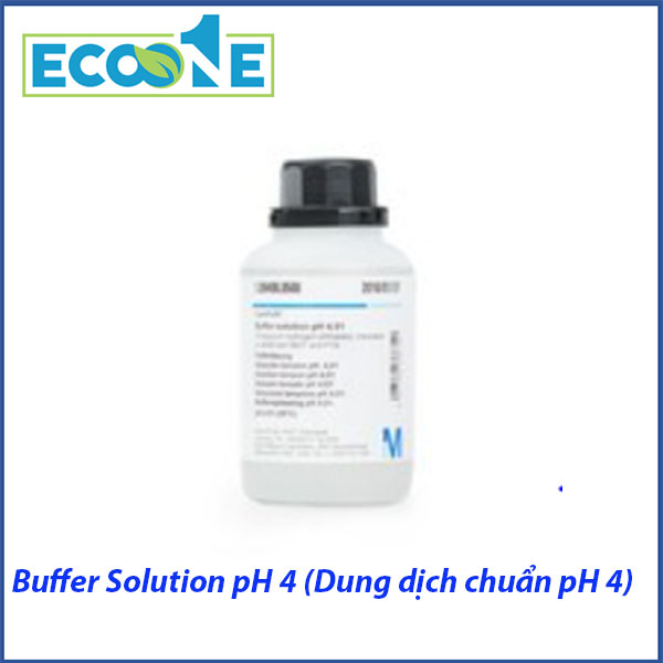 Buffer Solution Ph 4 (dung Dịch Chuẩn Ph 4) chứa Potassium hydrogen phthalate 1–2%, dùng hiệu chuẩn máy đo pH trong phòng thí nghiệm, phù hợp kỹ thuật viên, viện nghiên cứu và nhà máy sản xuất có giá từ 30,416,400 đến 50,187,060 / hộp 10 chai