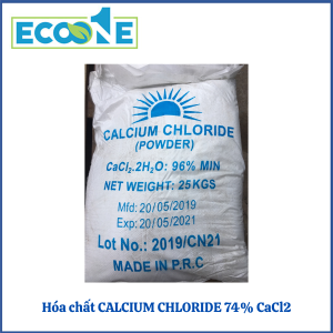 Hóa chất Calcium chloride 74% CaCl₂ dạng vảy,hóa chất công nghiệp dùng trong điện phân, xử lý nước, xây dựng, hút ẩm mạnh, dễ hòa tan. Phù hợp doanh nghiệp hóa chất, nhà máy công nghiệp và kỹ thuật viên môi trường có giá từ 95,000 đến 158,000đ/bao 25kg