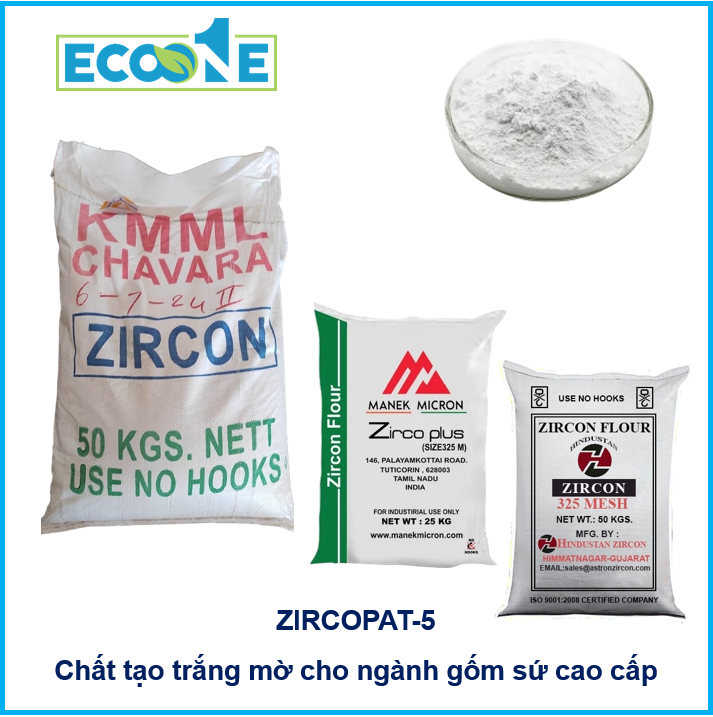 Chất Tạo Trắng Mờ Cho Ngành Gốm Sứ Cao Cấp Zircopat 5