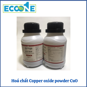 Copper oxide powder (CuO) là hóa chất tinh khiết dạng bột đen, dùng trong phòng thí nghiệm cho các ứng dụng tổng hợp, phân tích, vật liệu và điện hóa. Phù hợp cho nhà nghiên cứu, sinh viên và kỹ thuật viên chuyên ngành hóa học có giá từ 550,000 đến 920,000đ/chai 500g