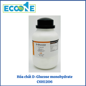 D-Glucose monohydrate C6H12O6 là hóa chất tinh khiết dùng trong phòng thí nghiệm, dạng bột trắng tan tốt trong nước,dùng trong nuôi cấy vi sinh, sinh hóa, phân tích đường có giá từ 53,000 đến 88,000đ/chai 500ml