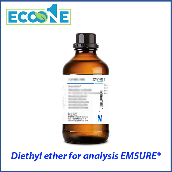 Diethyl Ether For Analysis Emsure® dùng làm dung môi phân tích trong phòng thí nghiệm 875,000 đến 1,444,000 / lít