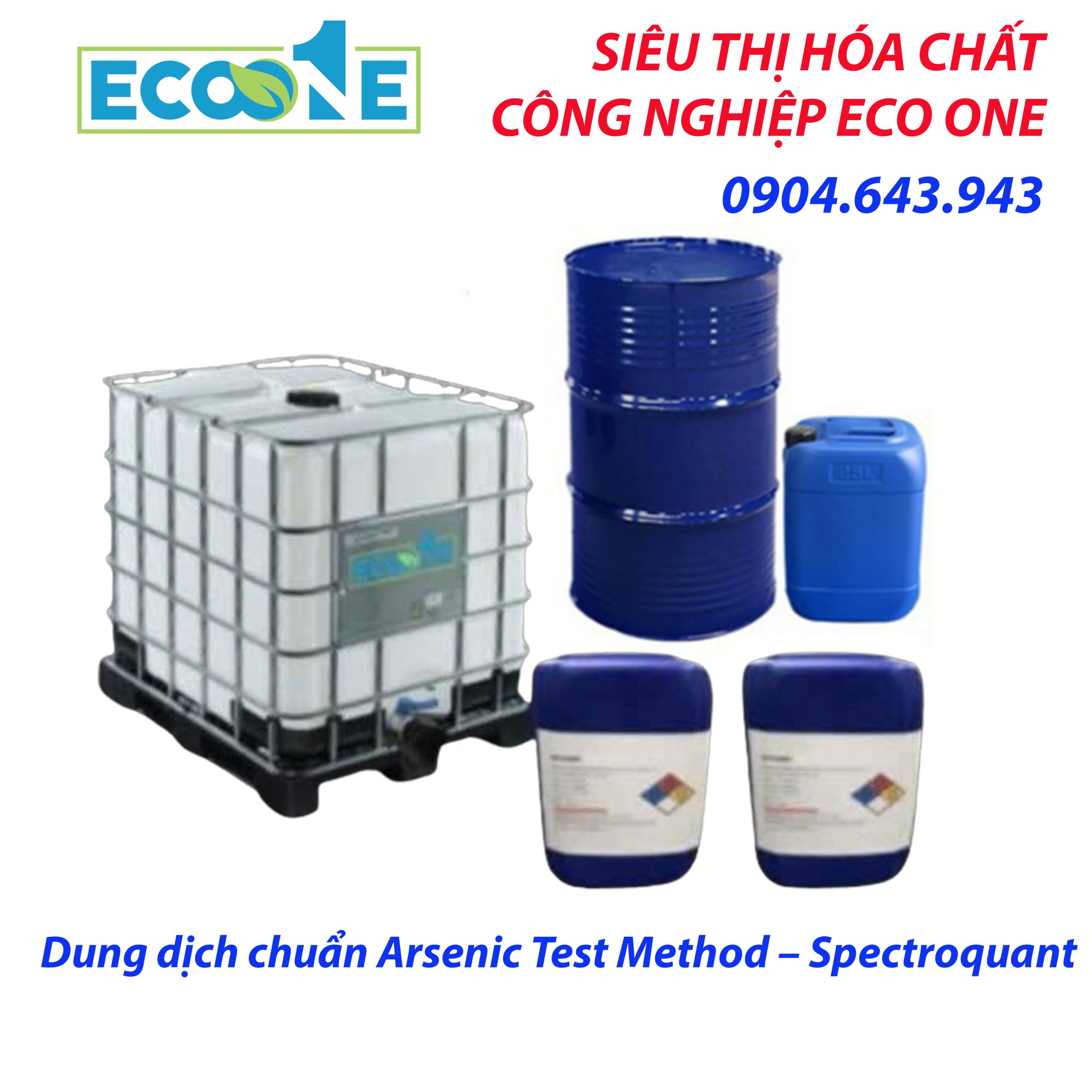 Dung Dịch Chuẩn Arsenic Test Method – Spectroquant dùng đo hàm lượng asen trong nước với độ chính xác cao (0.001–0.100 mg/l), phù hợp cho phòng thí nghiệm môi trường, thực phẩm có giá từ 460,000 đến 755,000 / hộp