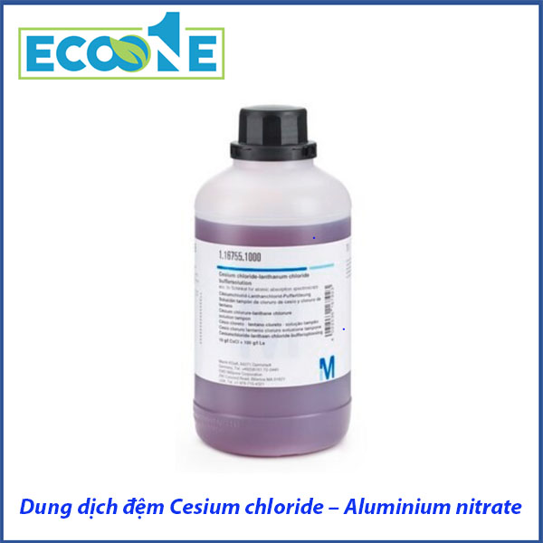Dung Dịch đệm Cesium Chloride – Aluminium Nitrate dùng trong phân tích hóa học, vật liệu, phù hợp phòng thí nghiệm, viện nghiên cứu, dễ sử dụng và ổn định cao. Được phân phối bởi ECO ONE Việt Nam