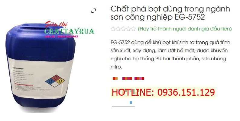 EG - 5752 Chất Phá Bọt Hiệu Quả Cao Cho Nhiều Ngành Công Nghiệp