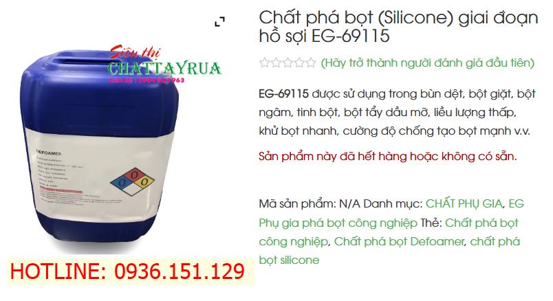 EG - 69115 Chất Khử Bọt Giải Pháp Kiểm Soát Bọt Hiệu Quả Cho Nhiều Ngành Công Nghiệp