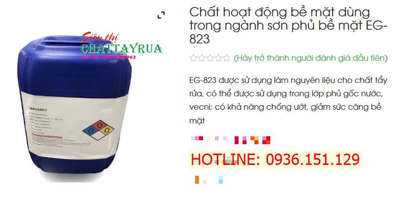 EG - 823 Chất Hoạt Động Bề Mặt Trong Các Ngành Công Nghiệp