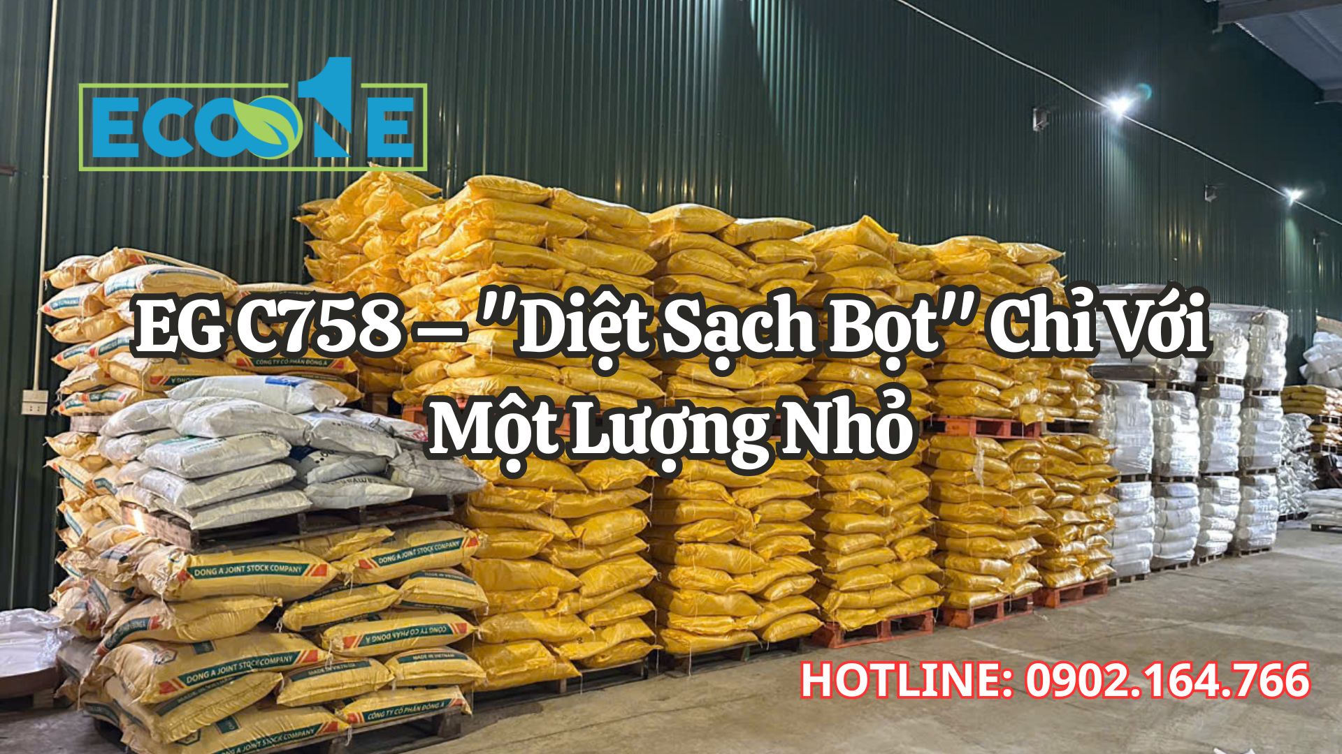 EG - C758 Diệt Sạch Bọt Chỉ Với Một Lượng Nhỏ
