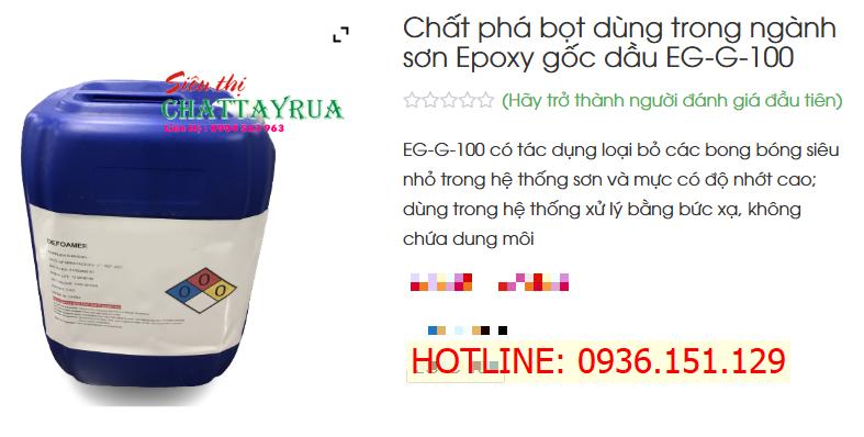EG - G 100 Chất Phá Bọt Loại Bỏ Bọt Siêu Hiệu Quả Trong Sản Xuất Công Nghiệp