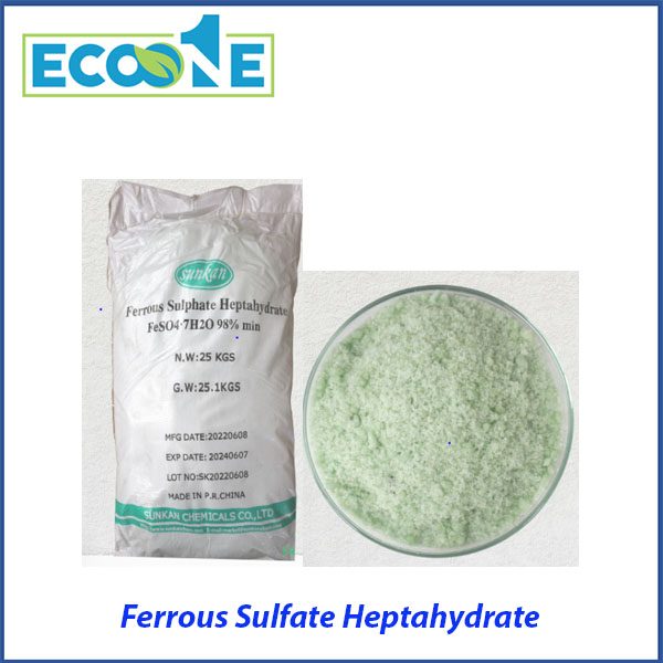Ferrous Sulfate Heptahydrate dùng xử lý nước, phân bón, luyện kim, dệt nhuộm, phù hợp nhà máy công nghiệp, dễ hòa tan, hiệu quả cao. Được nhập khẩu và phân phối bởi ECO ONE Việt Nam
