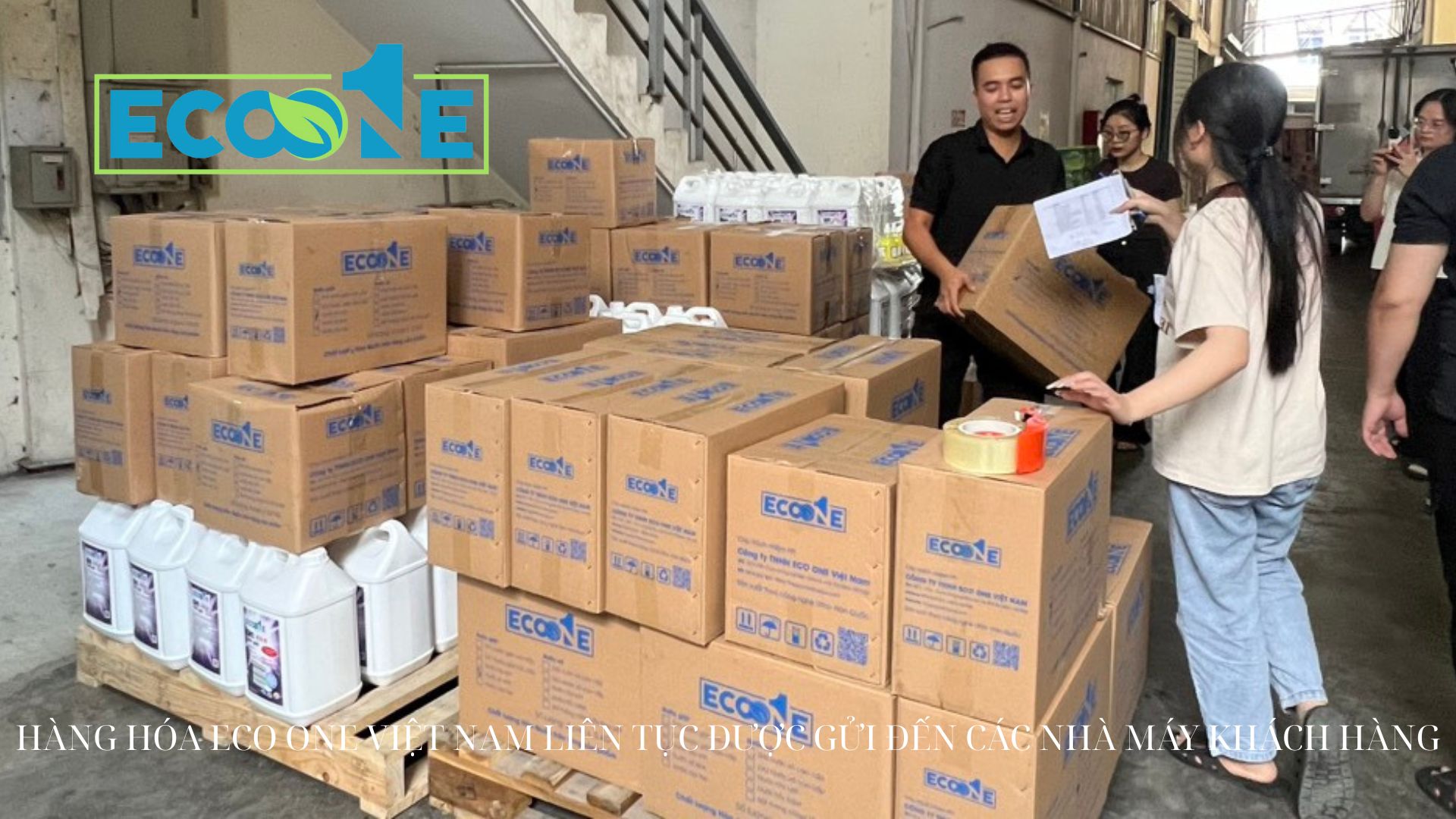Hóa chất của ECO ONE Việt Nam được nhà máy khách hàng tin dùng