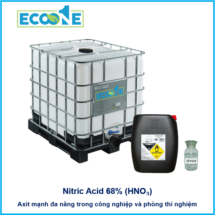 (hno₃) Nitric Acid 68% – Axit Mạnh đa Năng Trong Công Nghiệp Và Phòng Thí Nghiệm