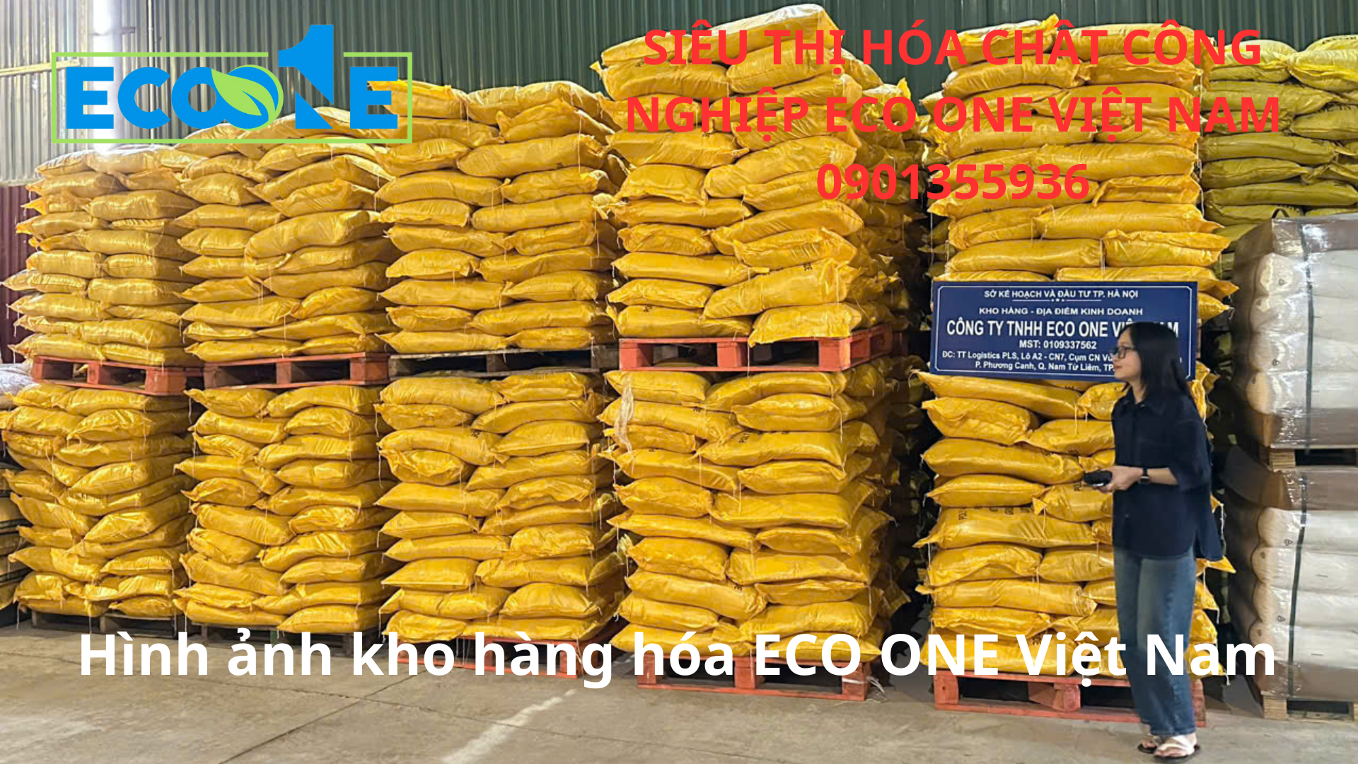 Hình ảnh kho hóa chất của ECO ONE Việt Nam